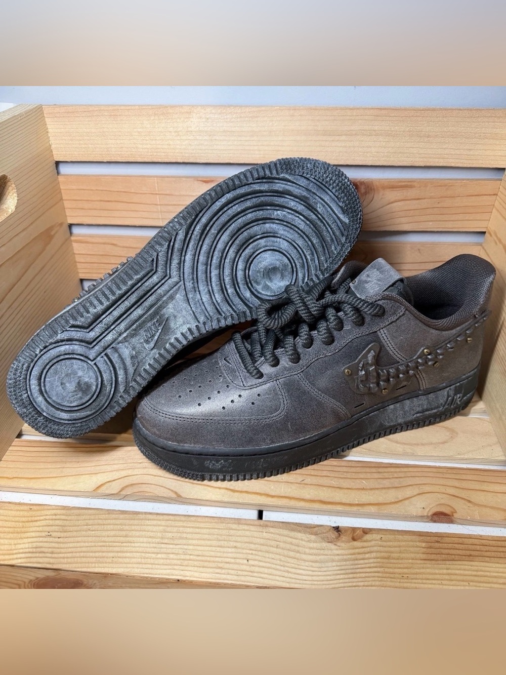 Nike Air Force 1 '07 LV8 Metalwork Sneakers Shoes [IH4965-254] Men's Size 12 NEW
